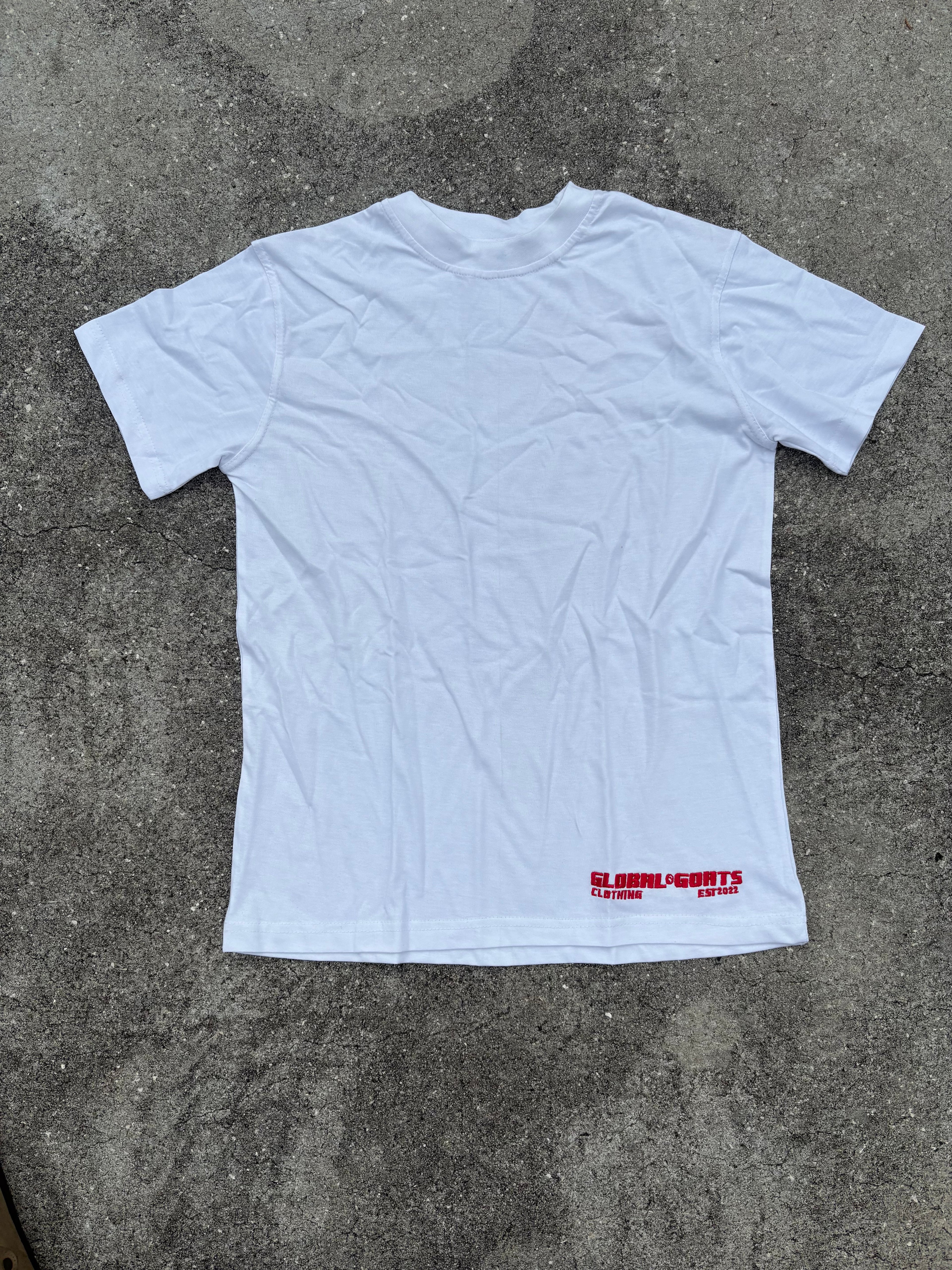 Red GGC White T-shirt