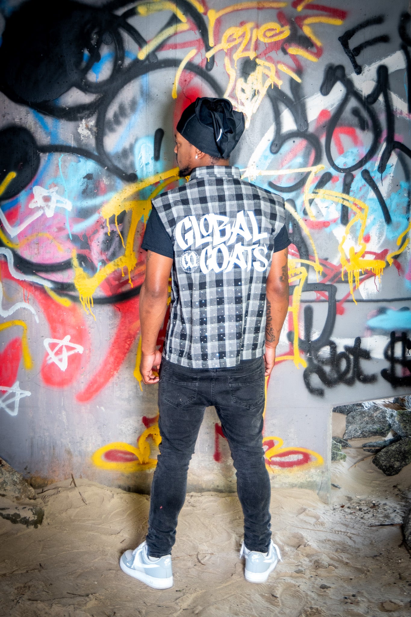Gray Sleeveless Flannel