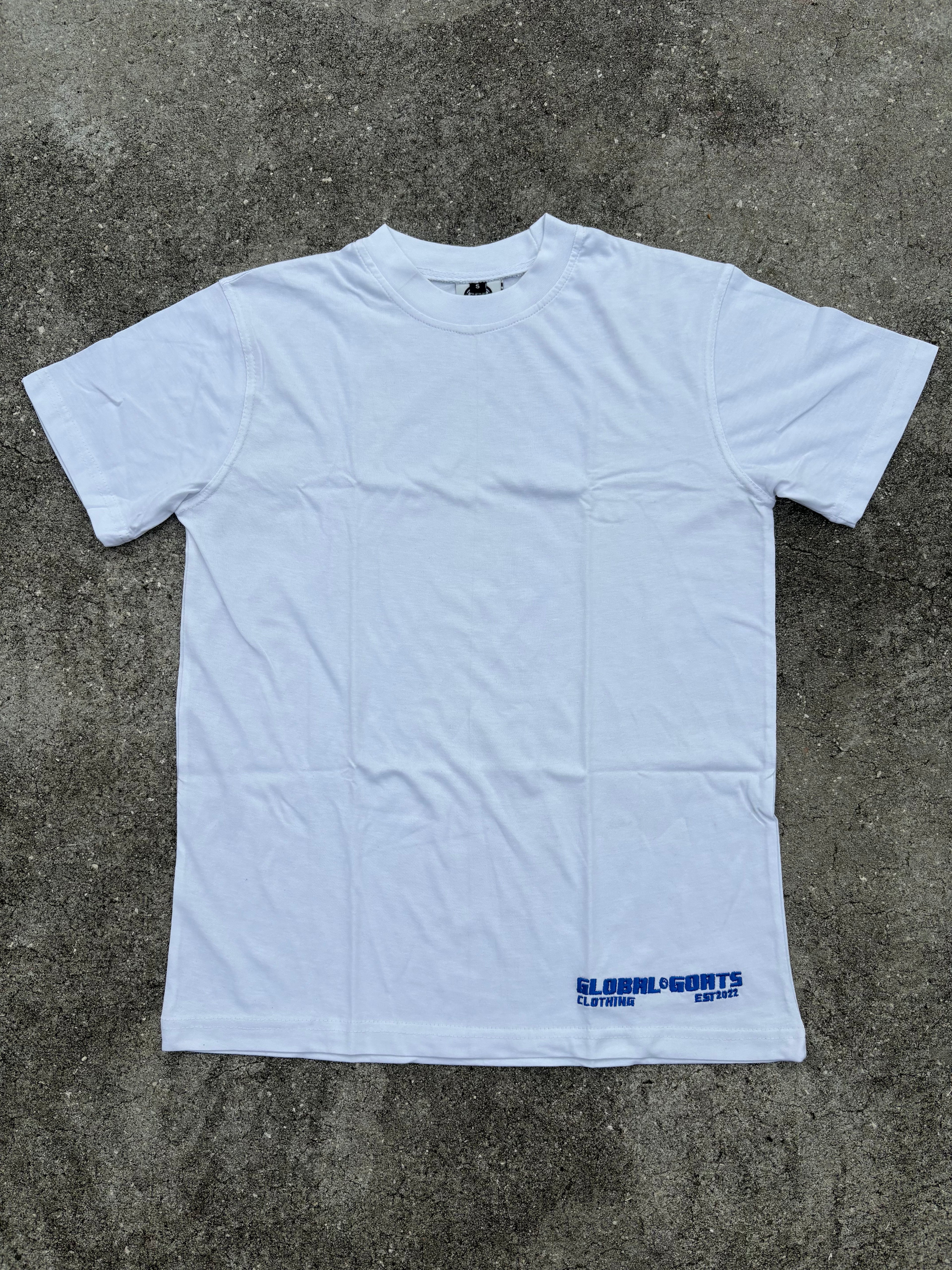 Blue GGC White T-Shirt