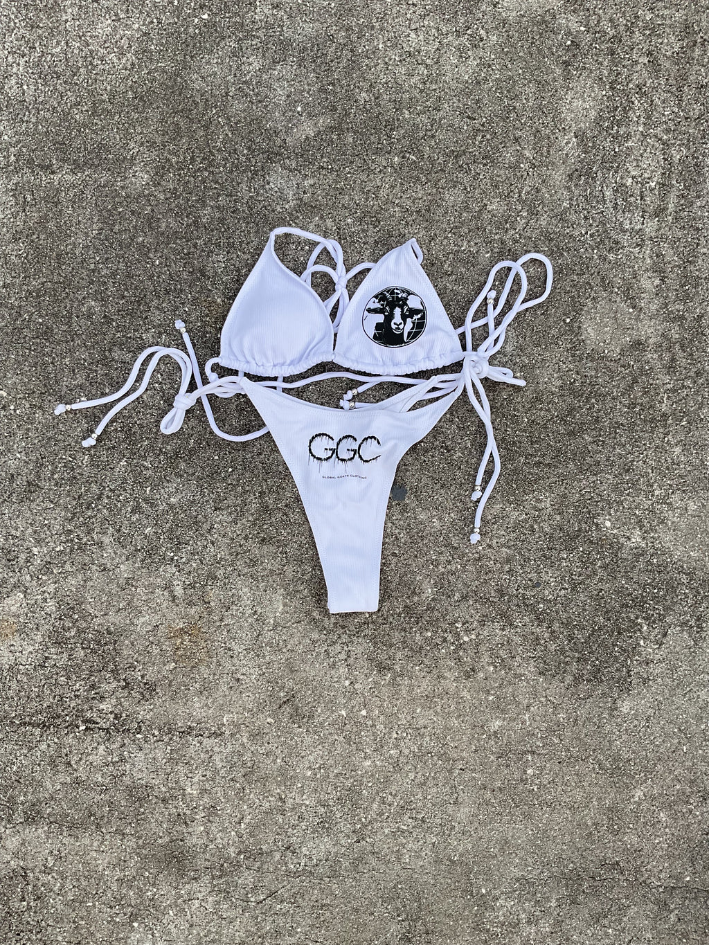 GGC “IVORY REBEL” BIKINI STYLE BATHING SUIT (THONG)