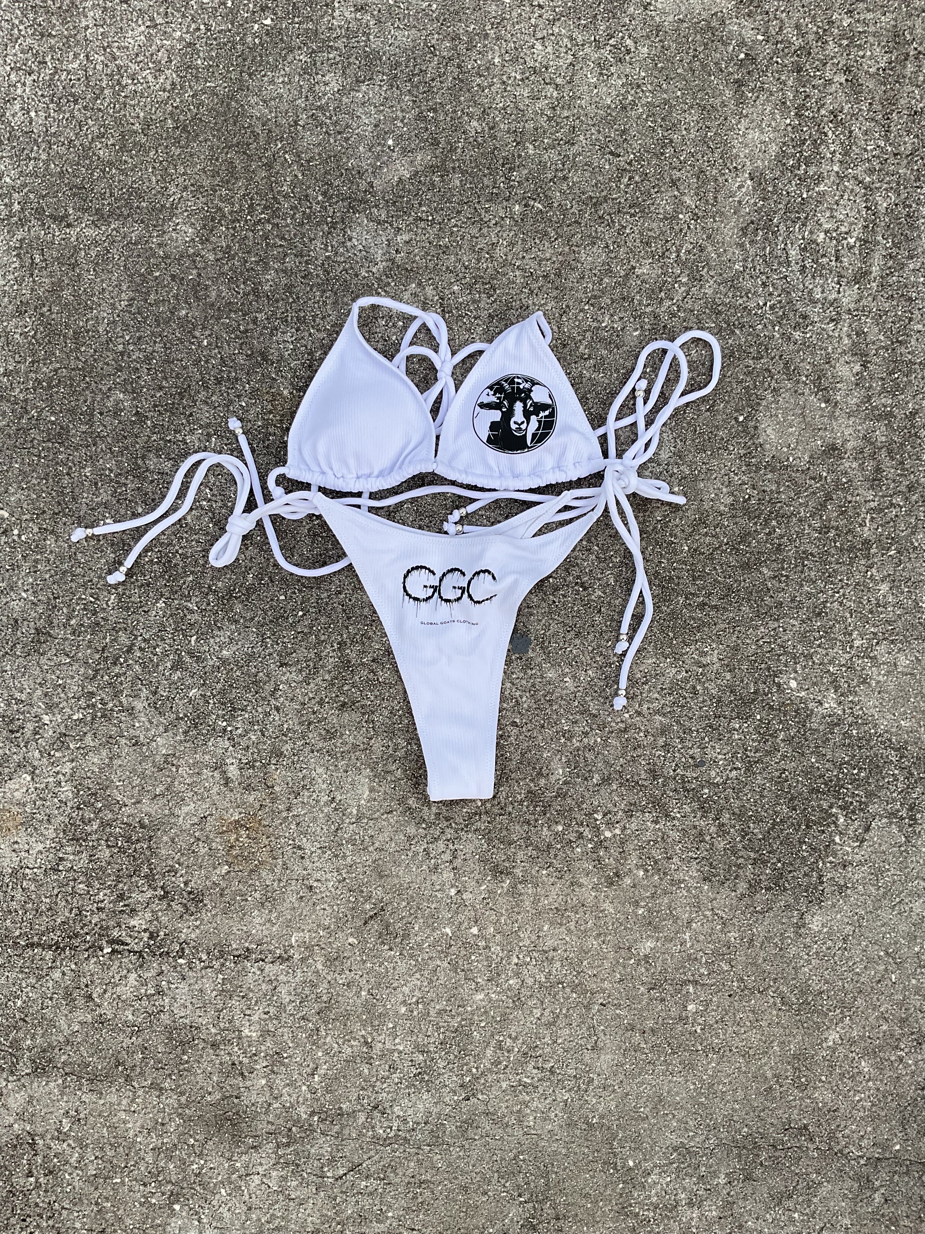 GGC “IVORY REBEL” BIKINI STYLE BATHING SUIT (THONG)